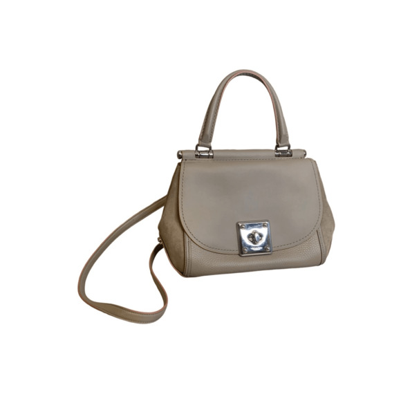Coach Drifter Top Handle Satchel w/ Crossbody Strap Gray - Picture 1 of 10